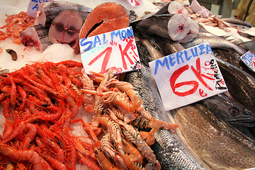 Image showing Seafood market