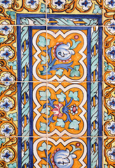 Image showing Artistic tiles background