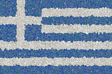 Image showing greece mosaic