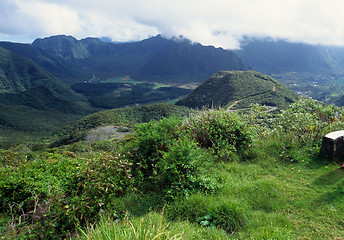 Image showing Salazie cirque, La Reunion Island