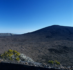 Image showing Piton de la Fournaise volcano, La Reunion Island