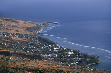 Image showing Saint Leu town, La Reunion Island