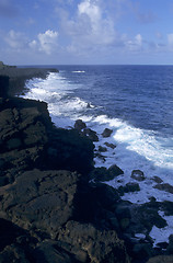 Image showing Wild south coast, La Reunion Island