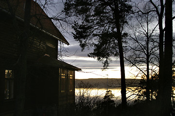 Image showing Sunset in Oslo