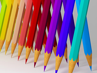 Image showing pencil background