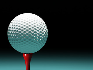 Image showing golf ball