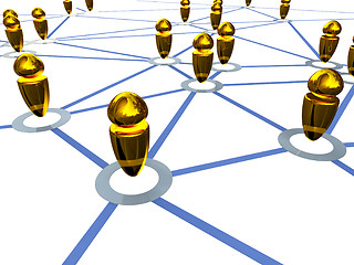 Image showing gold connection job