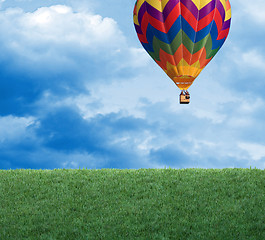 Image showing grass and sky