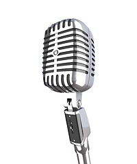 Image showing vintage microphone