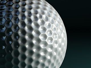 Image showing golf ball background