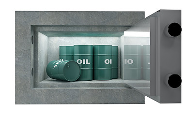 Image showing Tank oil and safety box