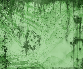 Image showing green grunge background