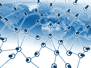 Image showing global connection