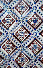 Image showing Portuguese glazed tiles. 