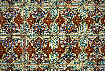 Image showing Portuguese glazed tiles. 