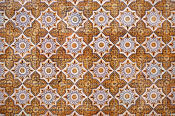 Image showing Portuguese glazed tiles. 