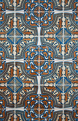 Image showing Portuguese glazed tiles. 