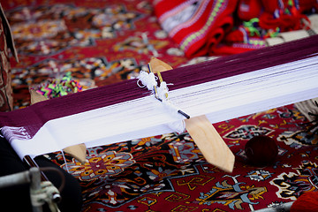 Image showing Traditional Arab loom