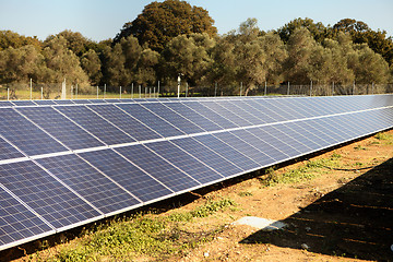 Image showing Solar panel array