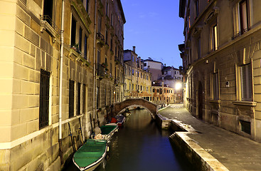 Image showing Venice at night