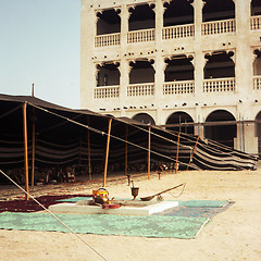 Image showing Arab bedouin camp