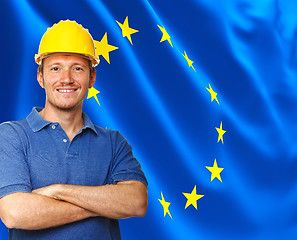 Image showing european worker