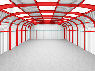 Image showing empty warehouse