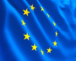 Image showing flag of europe