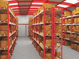 Image showing warehouse 3d