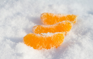 Image showing cooled tangerine