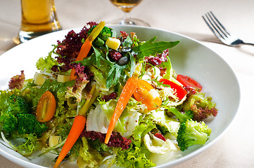 Image showing fresh mixed salad