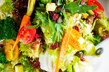 Image showing fresh mixed salad