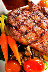 Image showing grilled ribeye steak