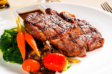 Image showing grilled ribeye steak