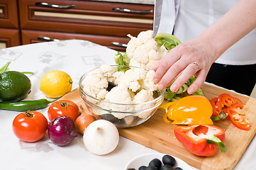 Image showing Cooking food