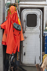 Image showing foul weather cloths