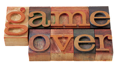 Image showing game over