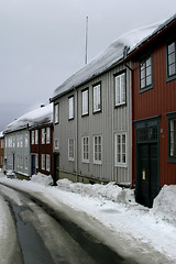 Image showing Old Norwegian Street