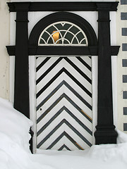 Image showing Vintage Wooden Door