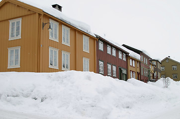 Image showing Old Norwegian Street