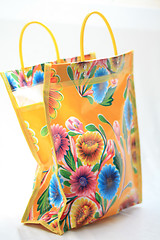 Image showing Yellow shopping bag