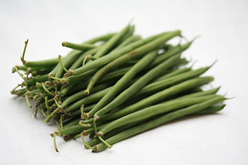 Image showing haricots verts - common green beans