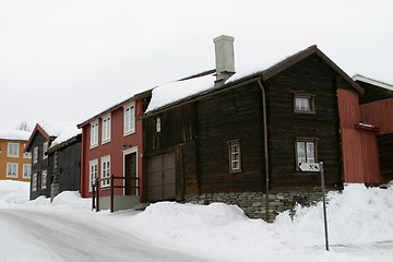 Image showing Old Norwegian Street