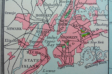 Image showing Vintage map of New York 