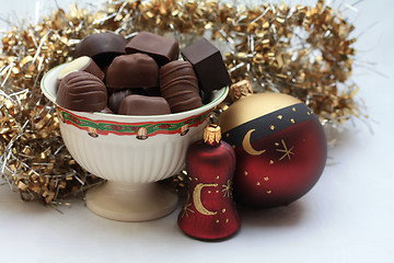 Image showing Christmas chocolates