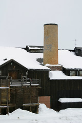 Image showing Wooden Factory