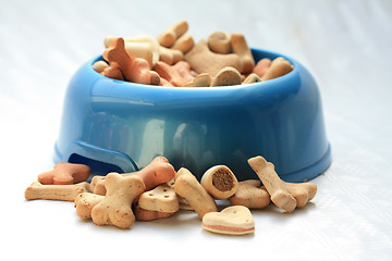 Image showing Dogbowl with cookies