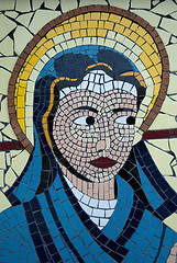 Image showing Virgin Mary Mosaic 