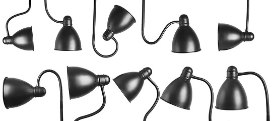 Image showing metalic black lamp