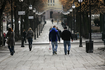 Image showing People on Street